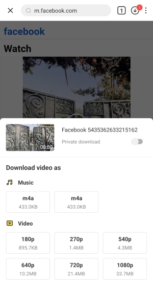 facebook video downloader windows phone