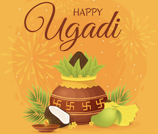 happy ugadi gudi padwa celebration