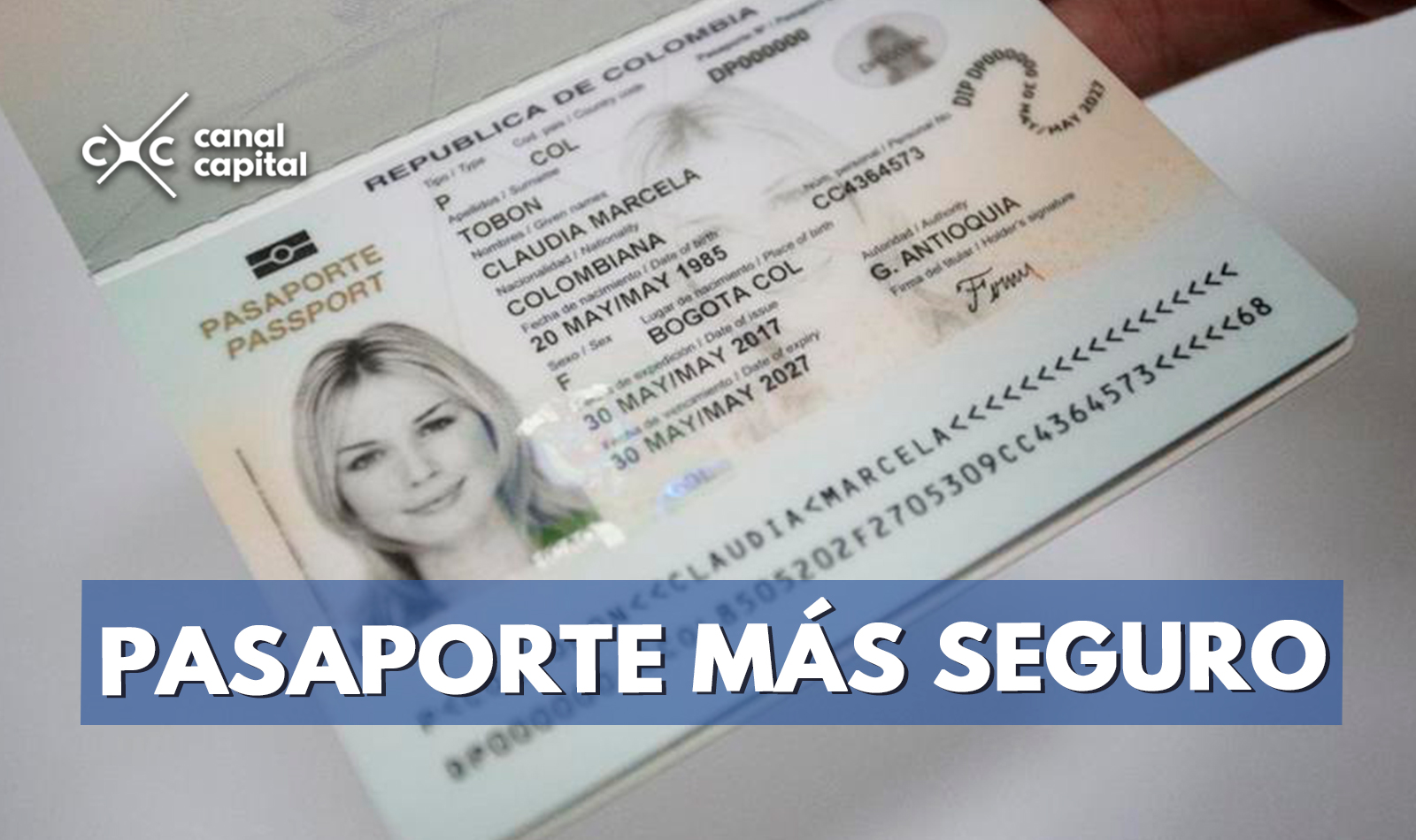Cancillería presenta el nuevo pasaporte de los colombianos