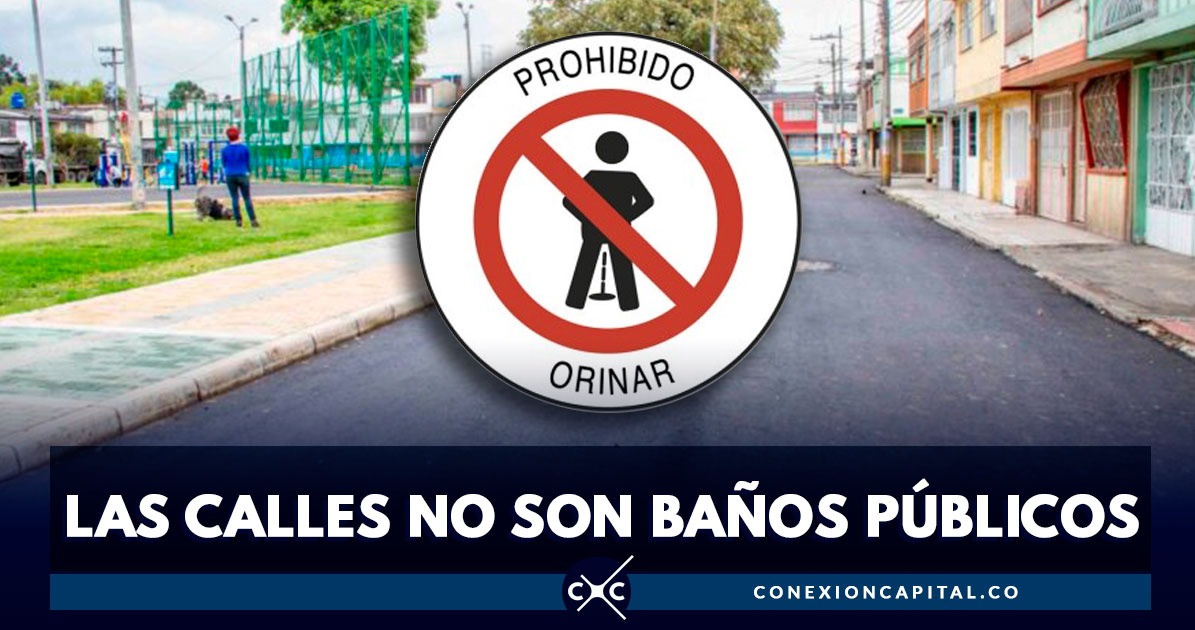 ¡Ojo! Esta es la multa por orinar en las calles de Bogotá