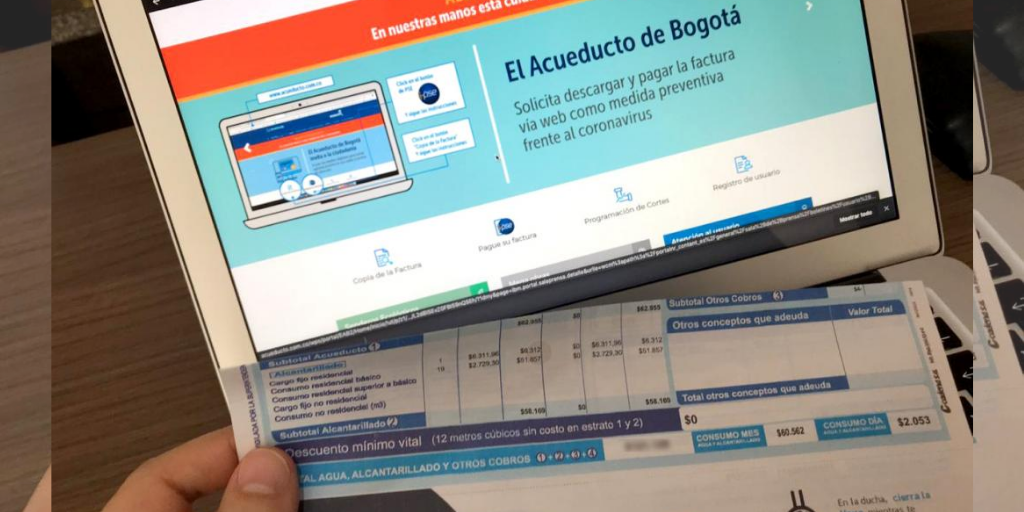 ¿Cómo acceder a la factura virtual del Acueducto de Bogotá?