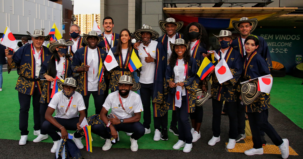 ¿Cuántos atletas representan a Colombia en los Juegos Olímpicos de Tokio?