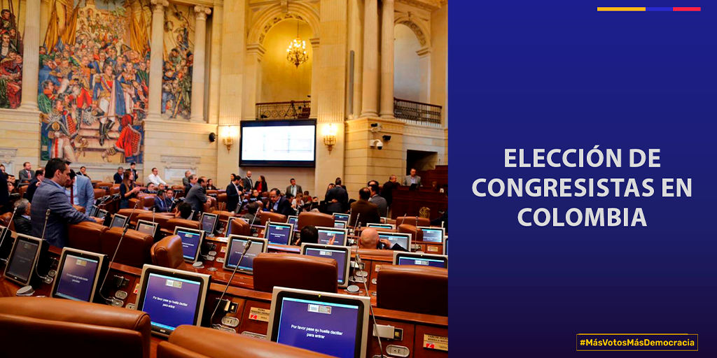 ¿Cómo se eligen a los congresistas en Colombia?