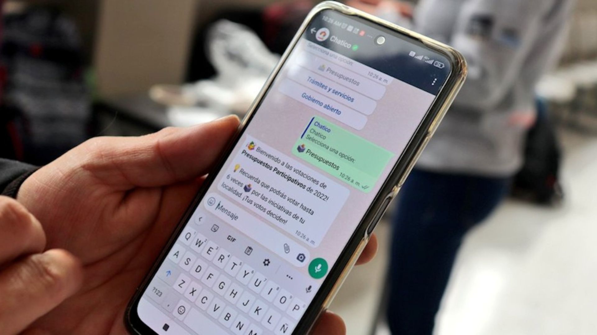 Chatico recibirá propuestas para la construcción del Plan de Desarrollo vía WhatsApp