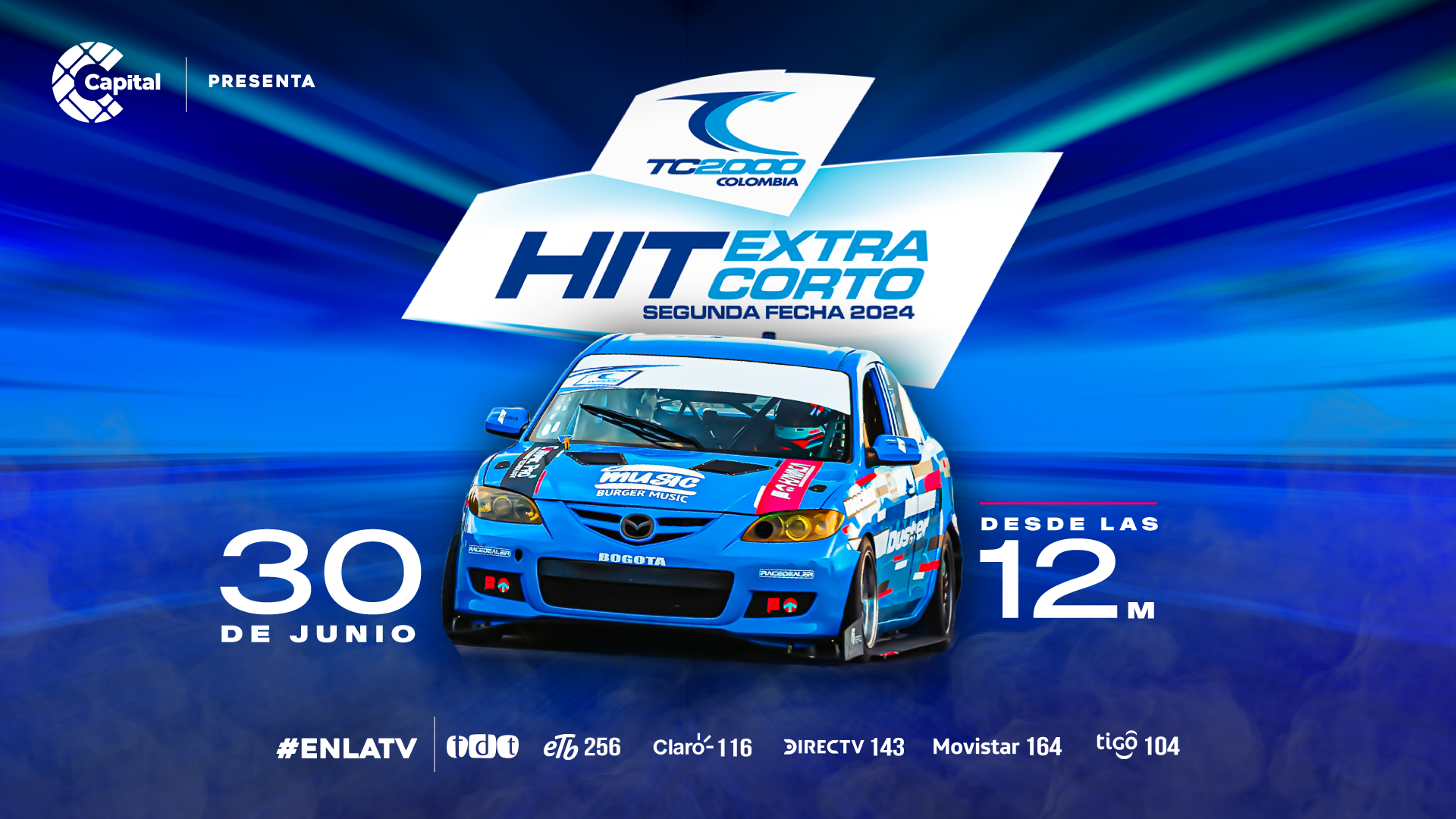 No te pierdas la segunda fecha del TC2000 Colombia por Canal Capital