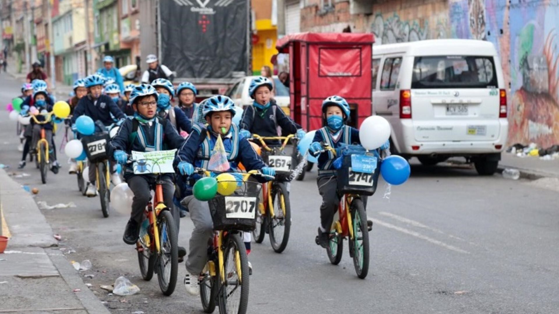 ‘Al Colegio en Bici’: así funciona esta iniciativa para la movilidad estudiantil en Bogotá