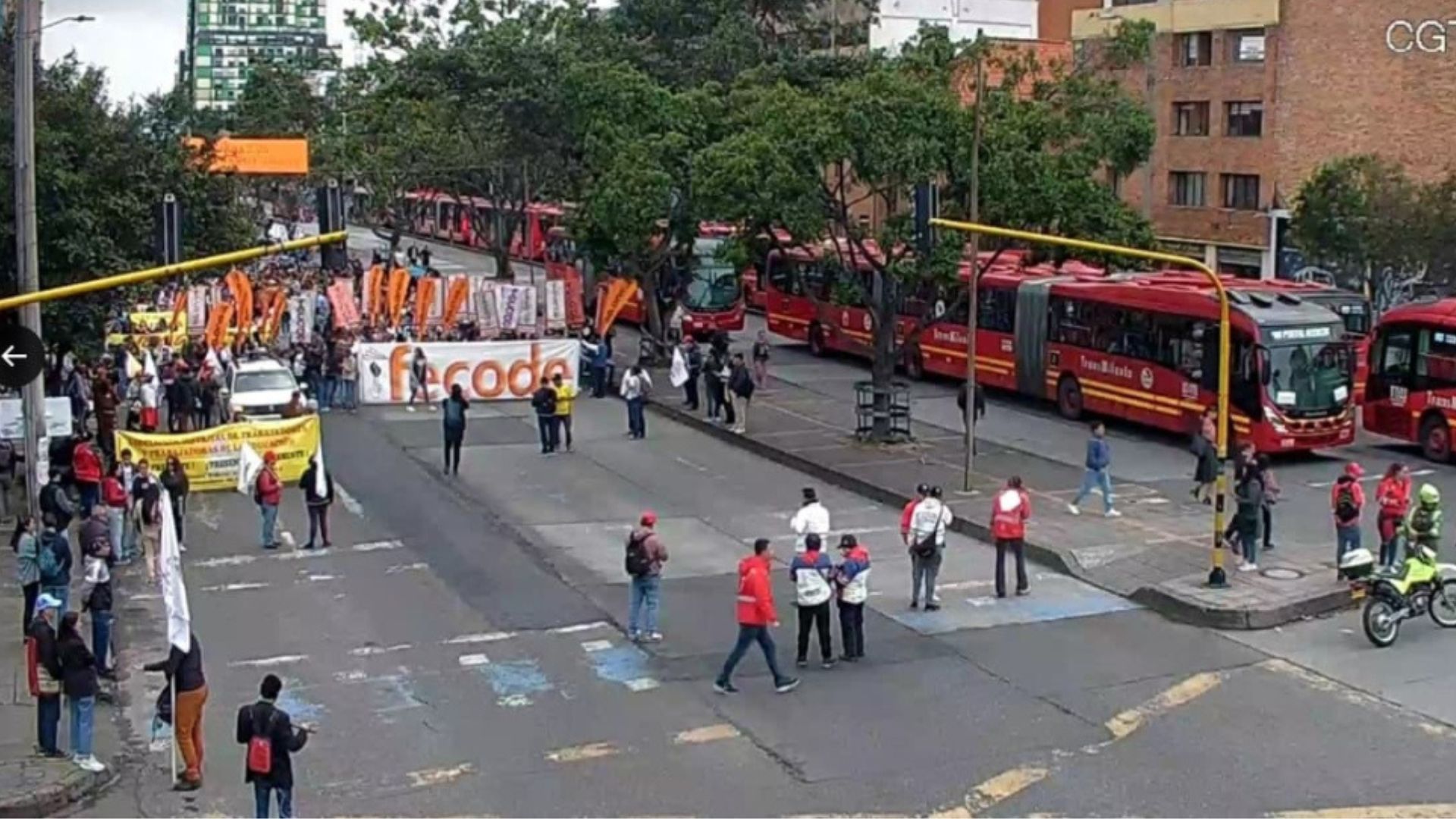 Las movilizaciones aumentaron un 13 % en Bogotá