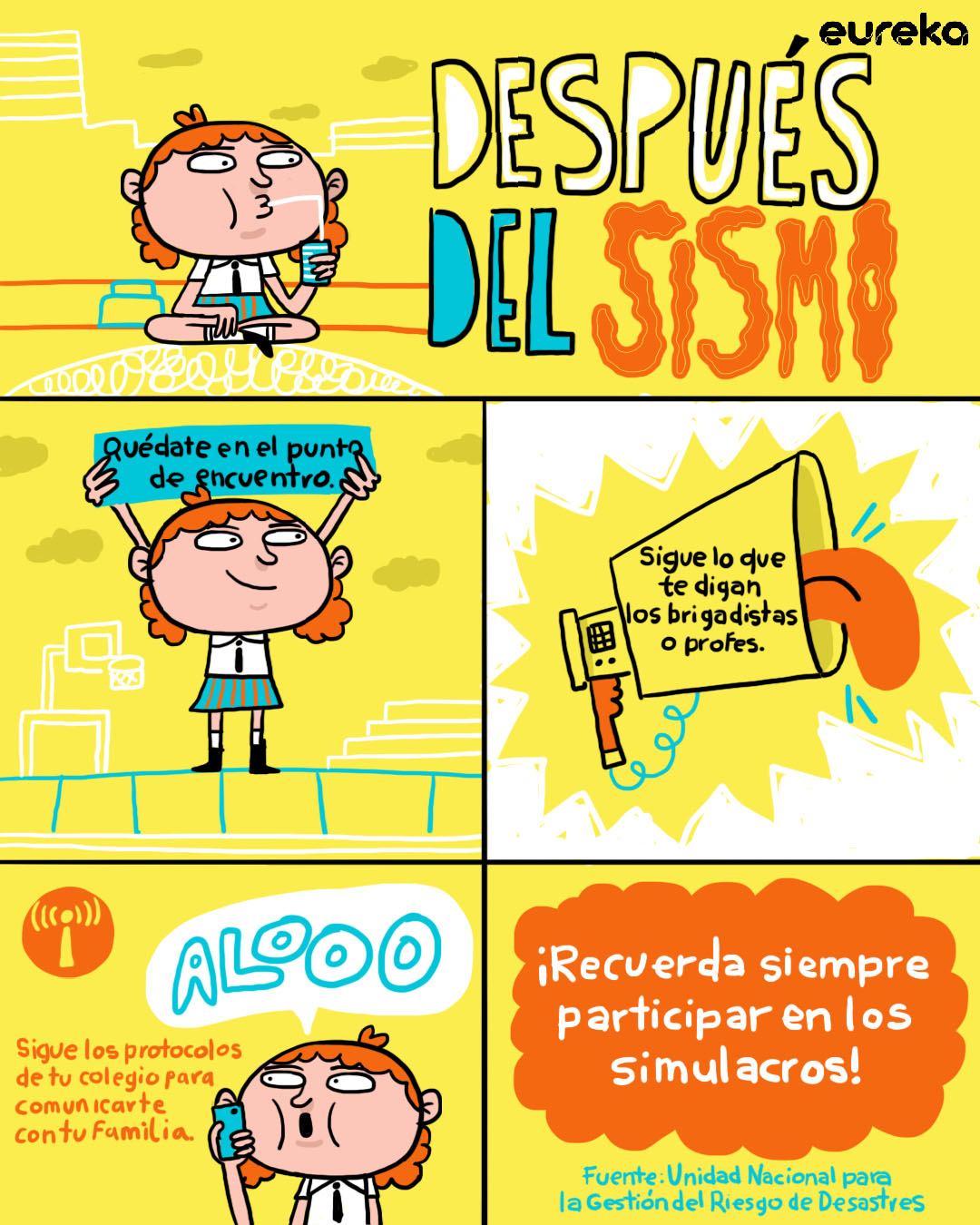 Temblor en el colegio