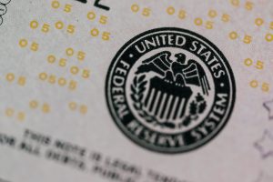 Eagle printed on bill of america