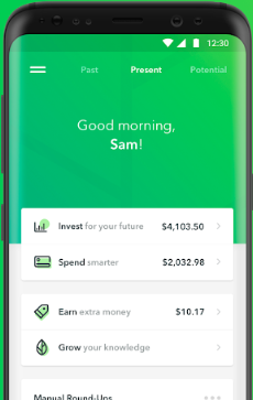A look at Stash's mobile app on an Android device. Source: Google Play