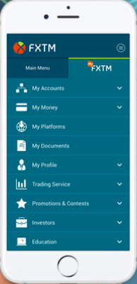 ForexTime's mobile app. Source: iTunes