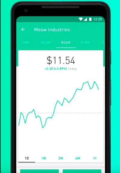 Robinhood's app