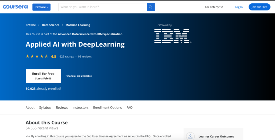 Applied AI with Deep Learning