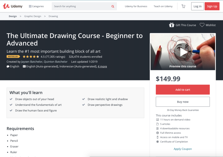 e Ultimate Drawing Course — Beginner to Advanced