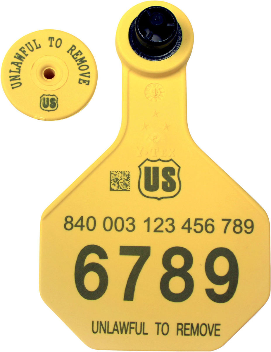 Modalex Offical Tags Official 840 3-Star Medium Visual Tag Set from Y-Tex - Ear Tag Central