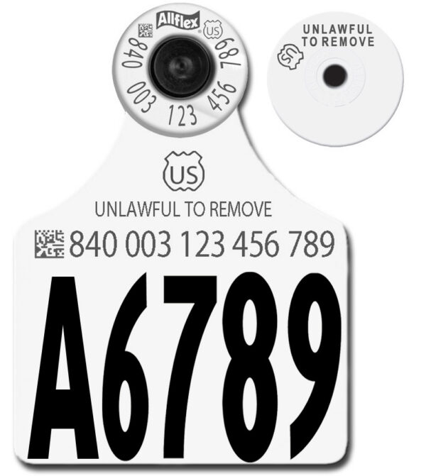 Modalex Offical Tags Official USDA '840' High Performance Ultra EID All-In-One Tag (Allflex ...
