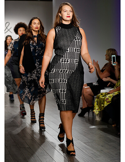 plus size fashion runway