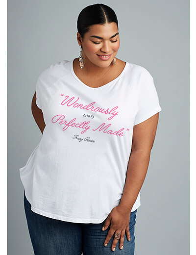 #TeeUpChange Tracy Reese's Wonderously and Perfectly Made T-shirt