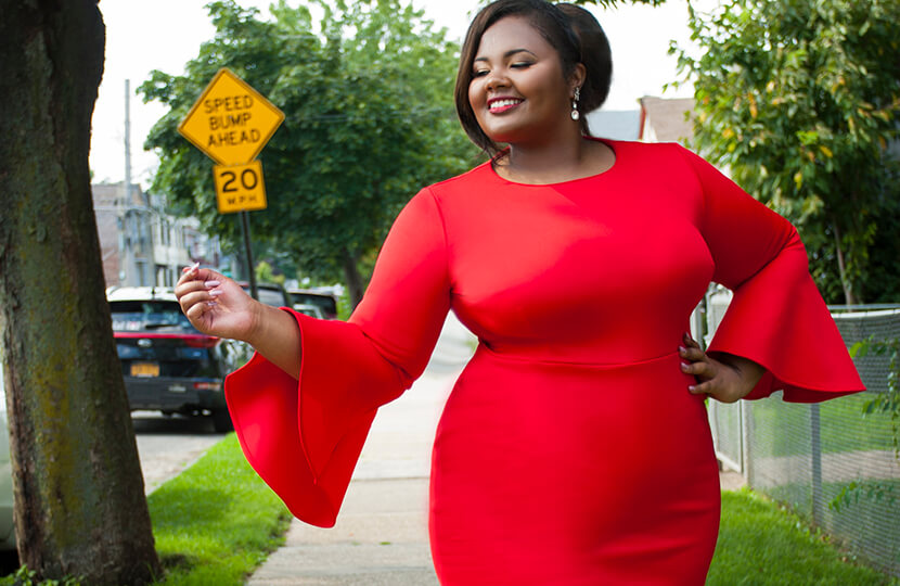 yasmine arrington red dress 2