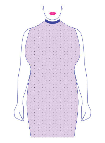 plus-size body shape top-heavy