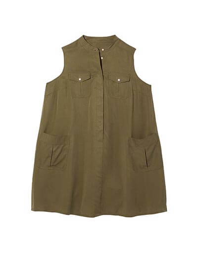 olive green dress