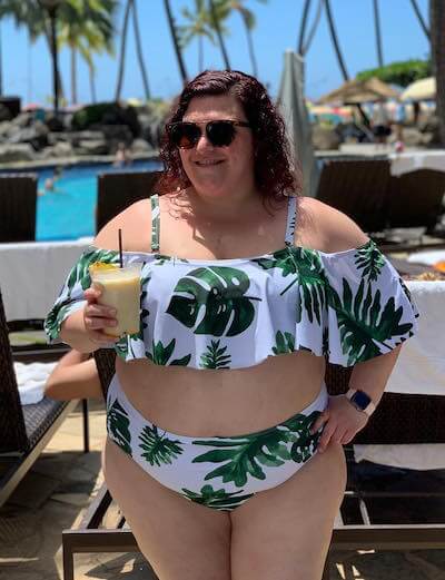 plus-size bikinis jessica tropical print bikini