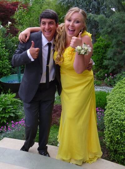 plus size prom dress yellow gown