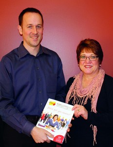 Stephen Wik with Carol Murray.