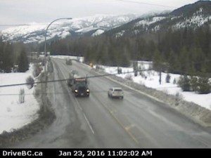 Highway 3 at Hosmer.