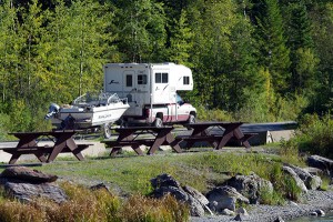 White swan camper
