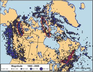 Earthquakes in Canada