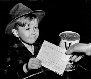 4. Boy with ration book