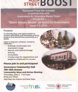 Main Street boost poster