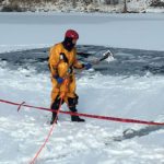 CFES ice rescue training at Idlewild Friday