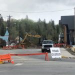 Water line work ongoing: detours posted