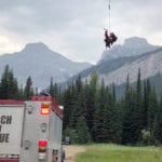 Fernie SAR rescue injured hiker