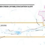St. Mary area evacuation alert lifted