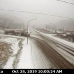 Winter driving conditions developing