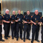Firefighters receive service awards