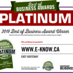 e-KNOW selected Coolest Kootenay Website