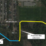 Mountview Dike Extension work underway
