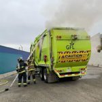 CFES respond to truck fire downtown Thursday