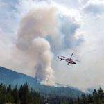 Mitchell Ridge Wildfire growth slows