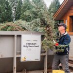 Convenient clean up in Lakeview Meadows