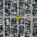 Water main leak repair closes intersection
