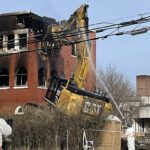 Former Knight’s Hall demolition begins