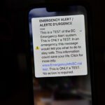 Emergency alert test coming