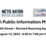 Virtual information meeting for revised rezoning application