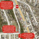 Swan Avenue retaining wall and sidewalk work begins