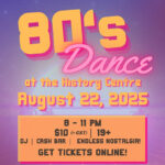 History Centre bringing 1980s alive August 22